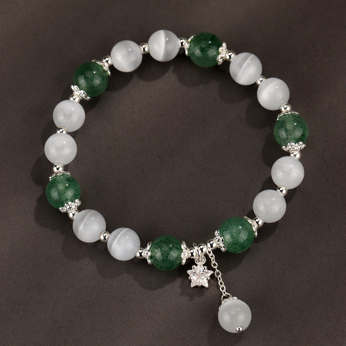 Style Red Agate Opal Beaded Female Bracelets