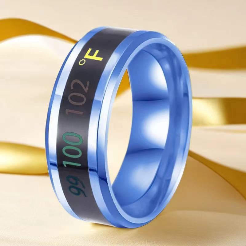 Men's Stainless Steel Smart Trendy Cold Hip Rings
