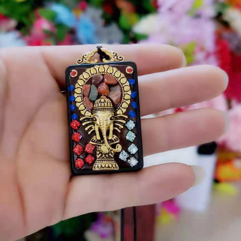 Tibetan Vintage Blackwood Father's Day Sweater Necklaces