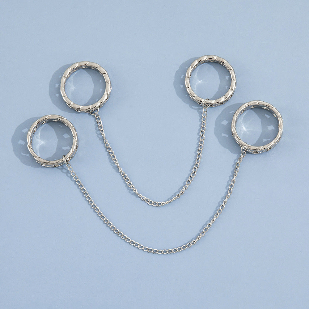Women's & Men's Personalized Fashion Creative Chain Vintage Punk Rings