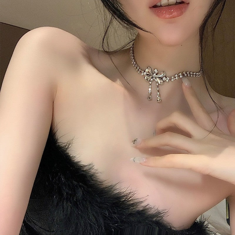 Tassel Twin Fashion Sexy High Sense Light Luxury Minority Necklace