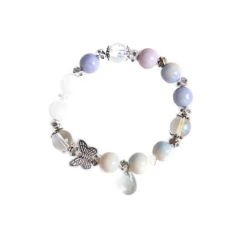 Women's Glass Plate Play Amusement Article Artistic Bracelets