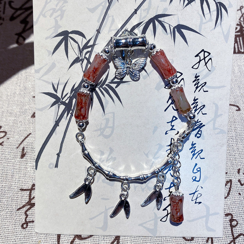 Women's Bamboo Alloy Chinese Style For Girlfriends Pick Bracelets