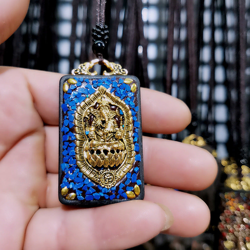 Tibetan Vintage Blackwood Father's Day Sweater Necklaces