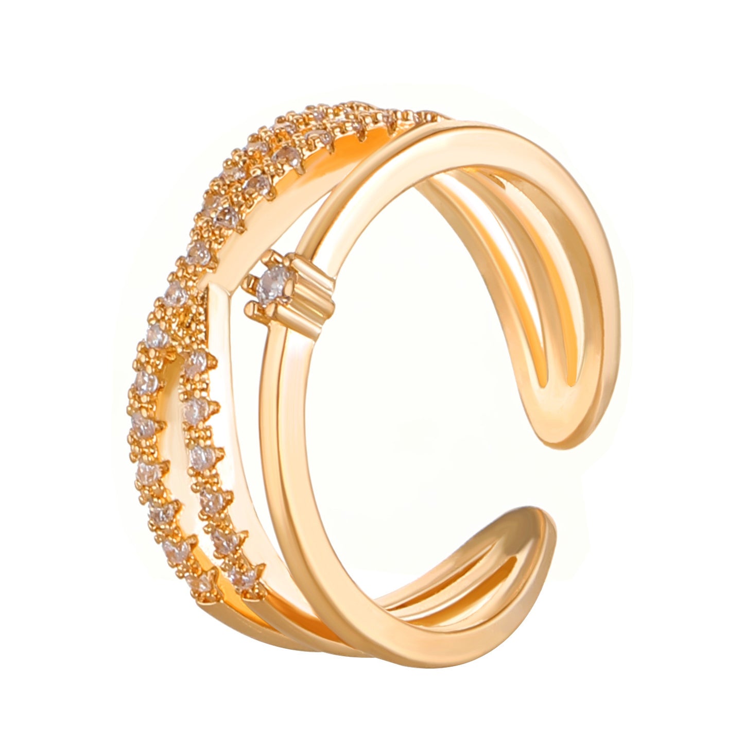 Women's Copper Affordable Luxury Style High Sense Rings