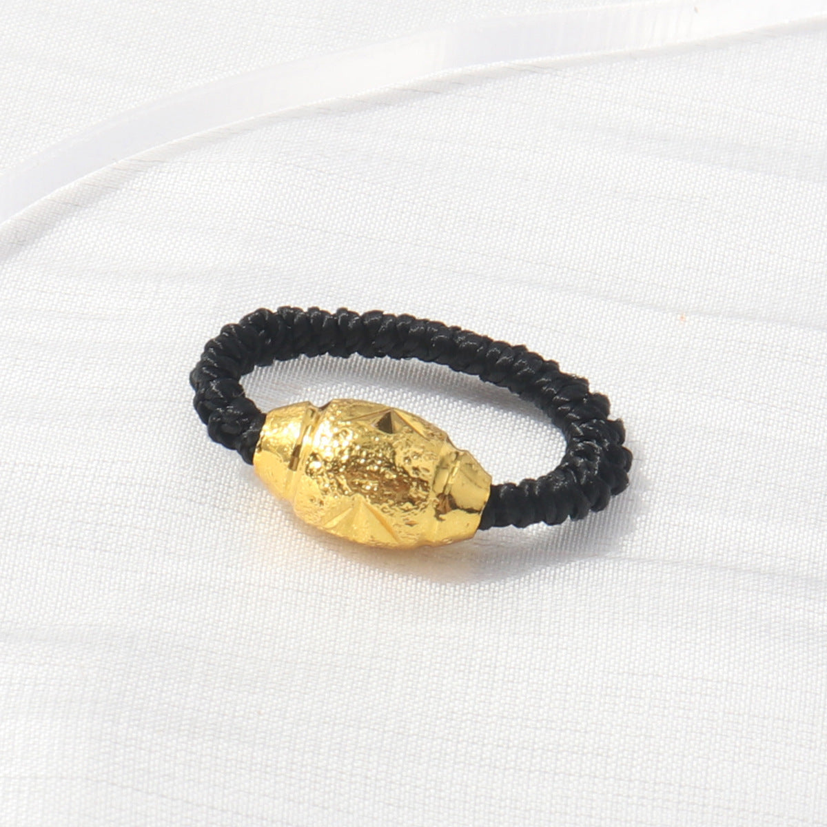 Flower Bead Woven Right Rain Couple Bracelets