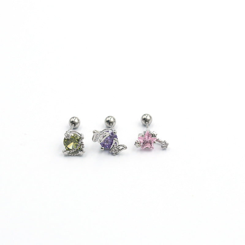 Moon Memory Bright Starry Sky Series Earrings