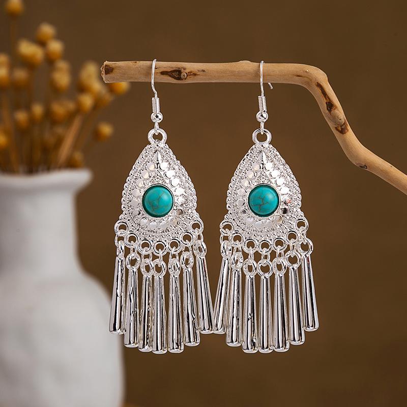 Hollowed Fashion Exotic Retro Artistic Classical Earrings