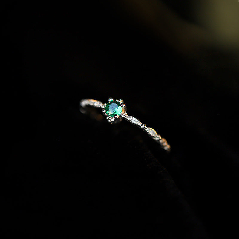 With Rhinestone Personality Female Zircon Retro Rings