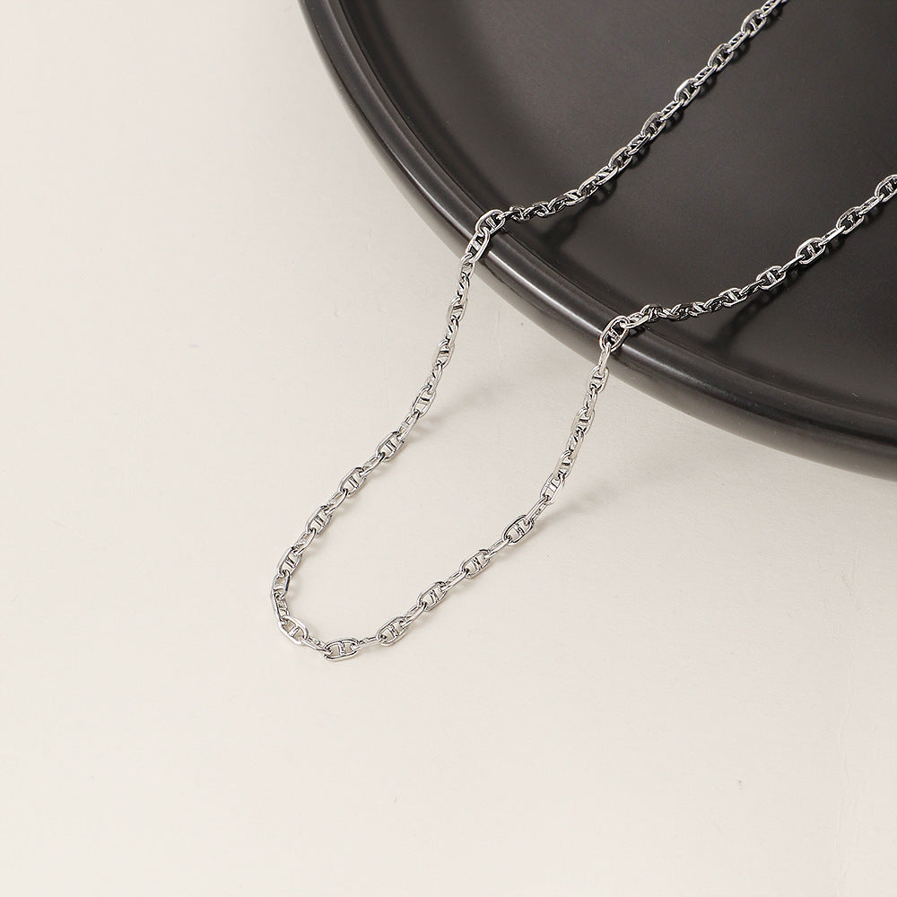 Titanium Steel Chain Fashion Twin Trendy Niche Necklaces