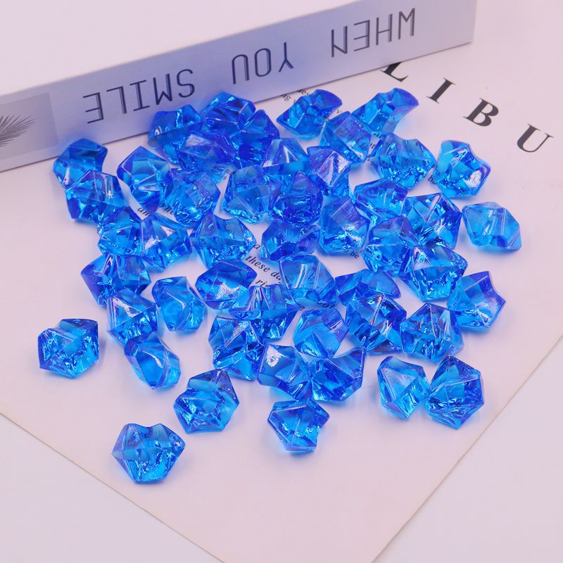 Ornamental Stone Simulation Ice Cube Crystal Crushing Plastic Jewelry Accessories
