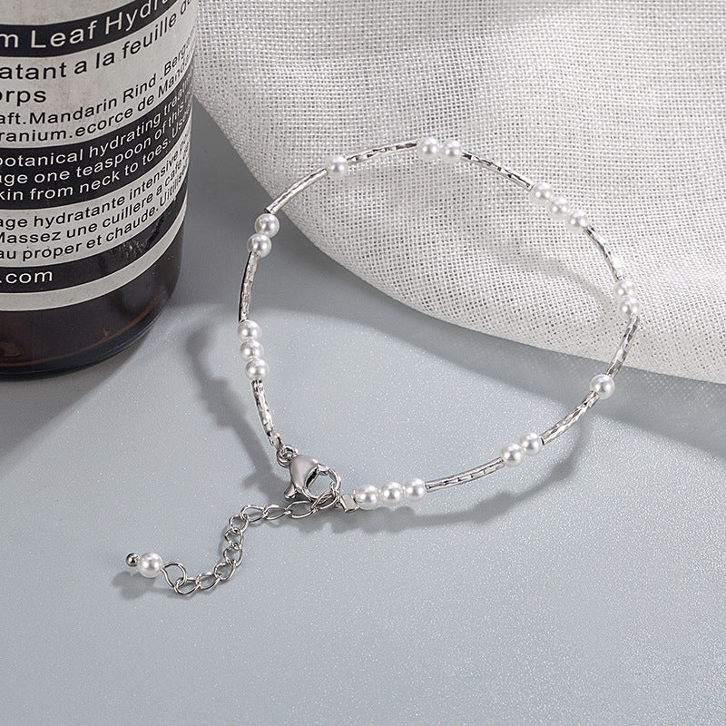 Women's Sky Small Pearl High-grade Minimalist Design Bracelets