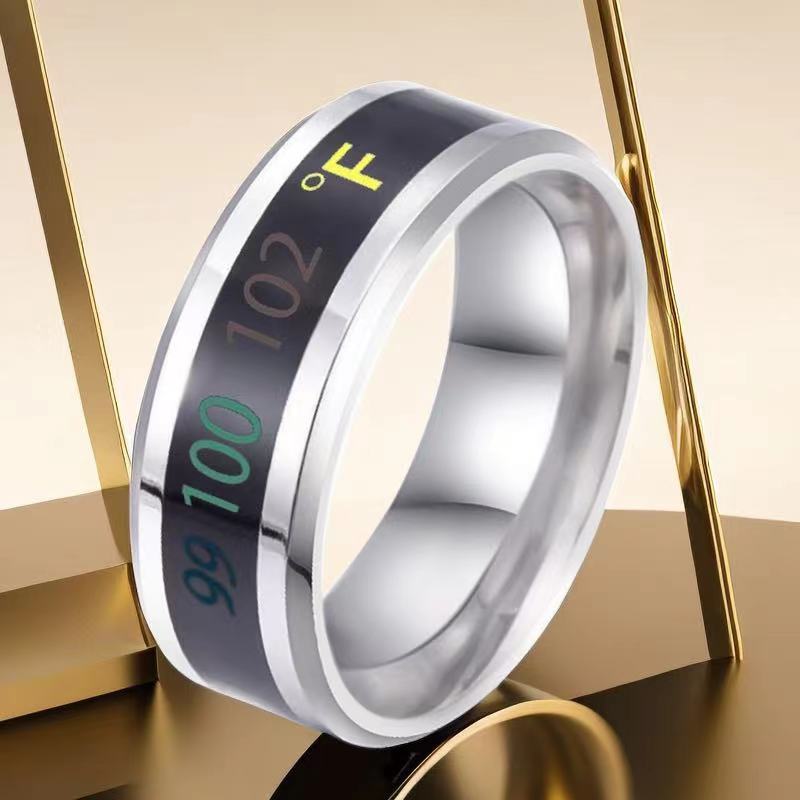 Men's Stainless Steel Smart Trendy Cold Hip Rings