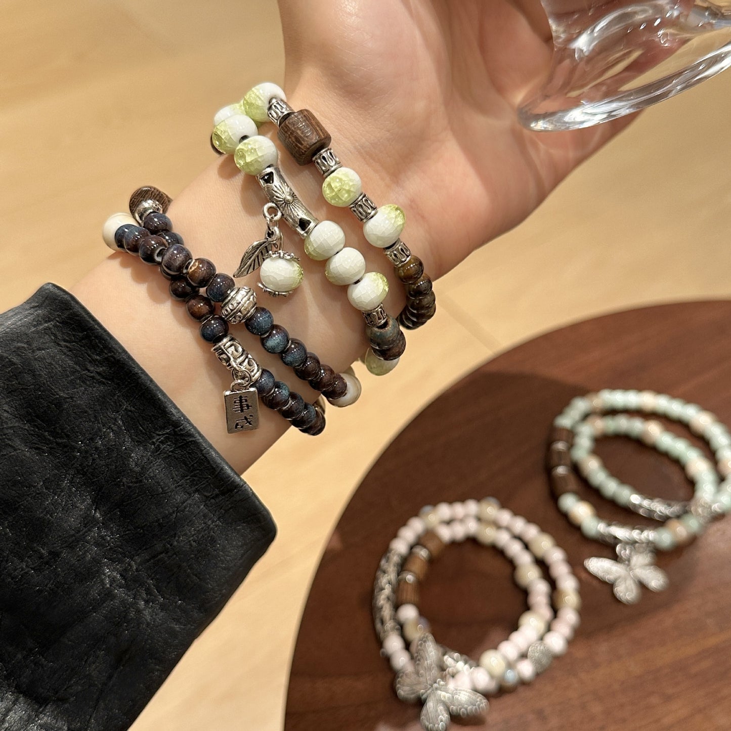 Niche Retro Chinese Beaded Handmade Stall Bracelets