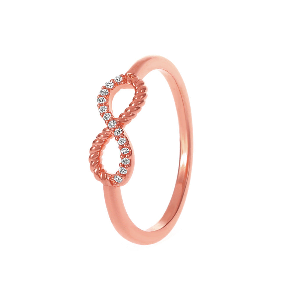 Women's & Men's Infinite Retro Fashion Personalized Diamond Rings