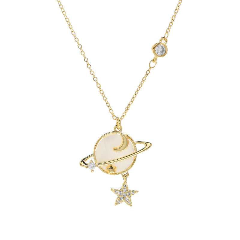 Plating Temperament Clavicle Chain Female Niche Design Necklaces