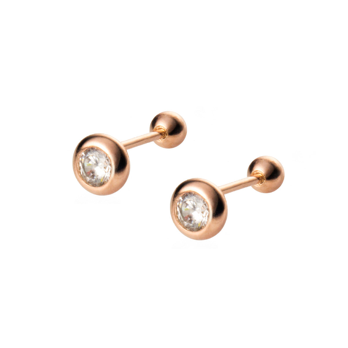 Lodge Sterling Sier Round Beads Thread Earrings