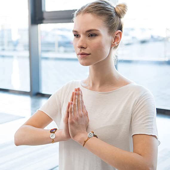 Ornament Emperor Stone Hand-woven Leather Bohemian Bracelets