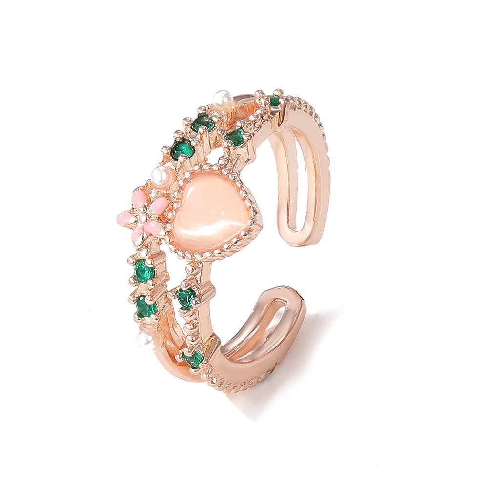 Advanced Niche Design Indifference Trend Cool Female Rings