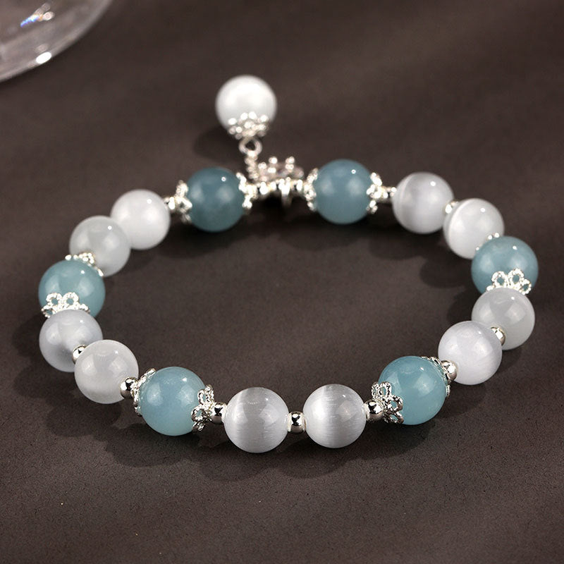 Style Red Agate Opal Beaded Female Bracelets