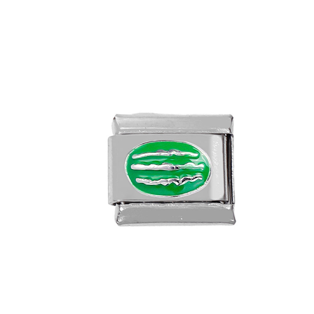 Stainless Steel Charm Vegetable Fruit Module Bracelets