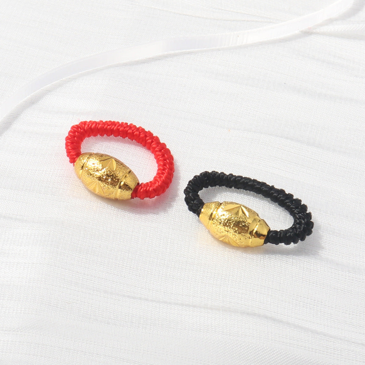 Flower Bead Woven Right Rain Couple Bracelets