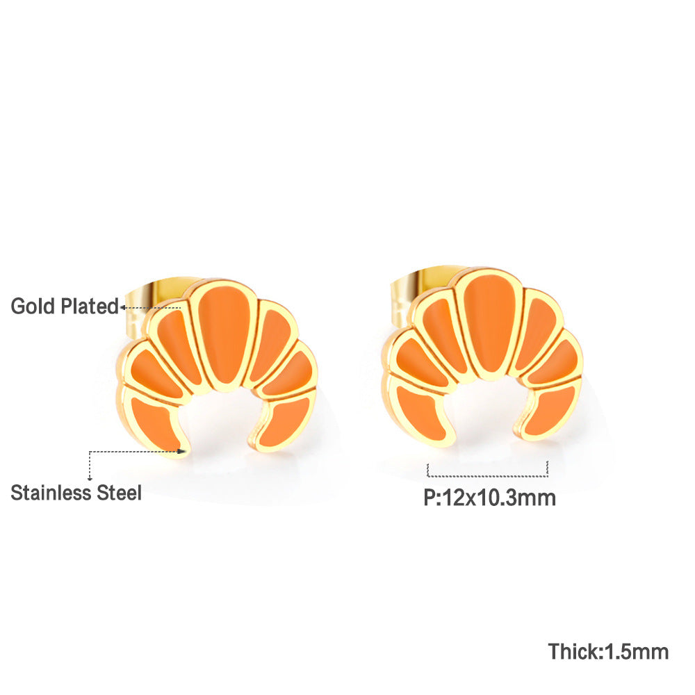 Children's Design Female Cute Sweet Cartoon Fruit Earrings