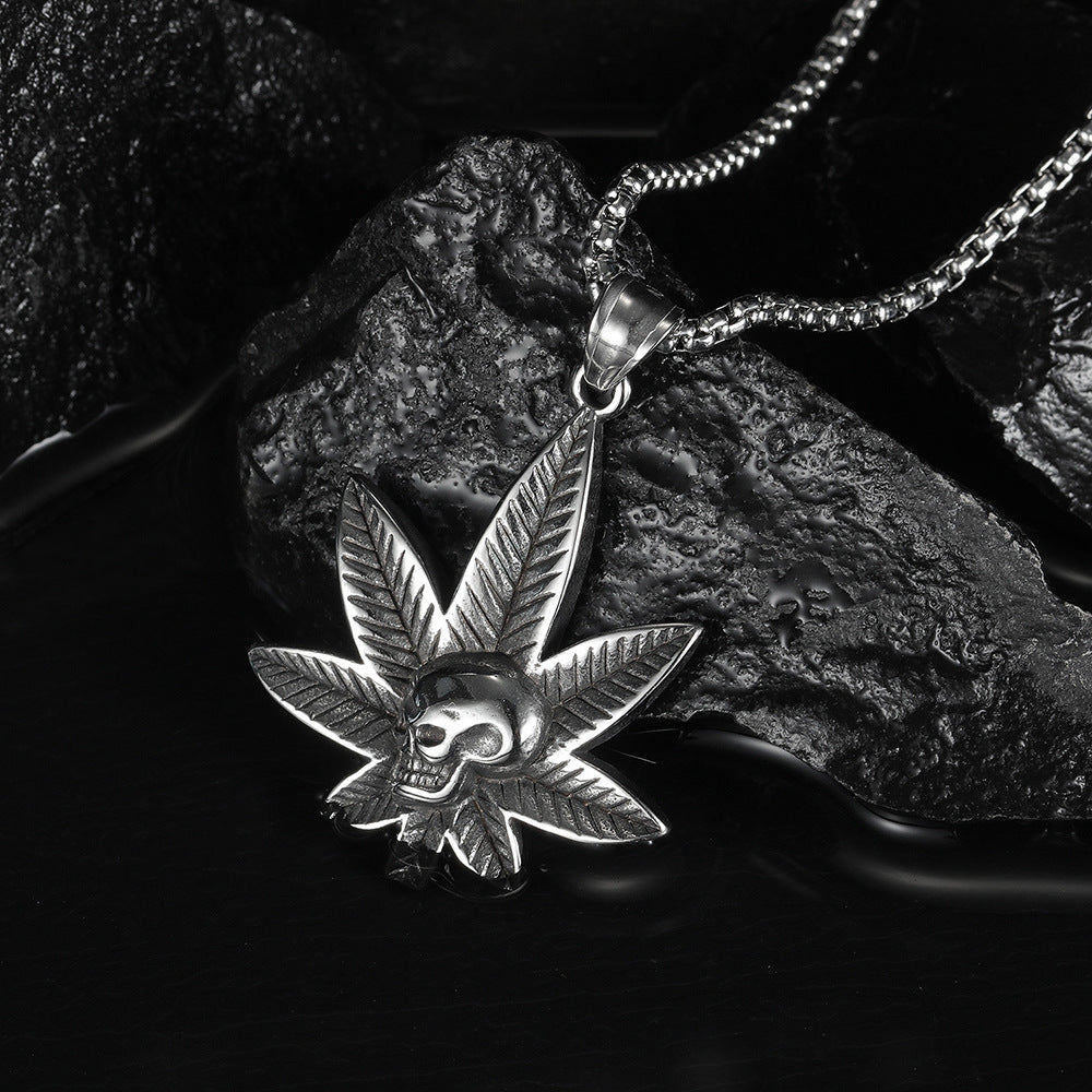 Titanium Steel Long Sweater Stainless Hip Hop Necklaces
