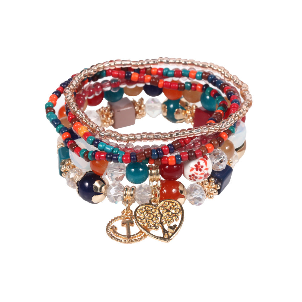 Women's Bohemian Beads Romantic Yuan Su Bracelets