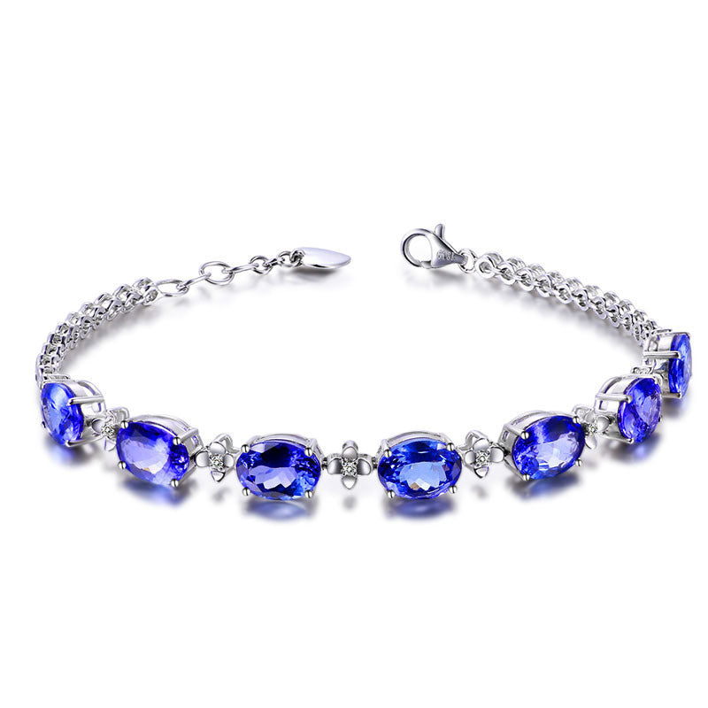 Colored Gems Series Creative Sapphire High Bracelets