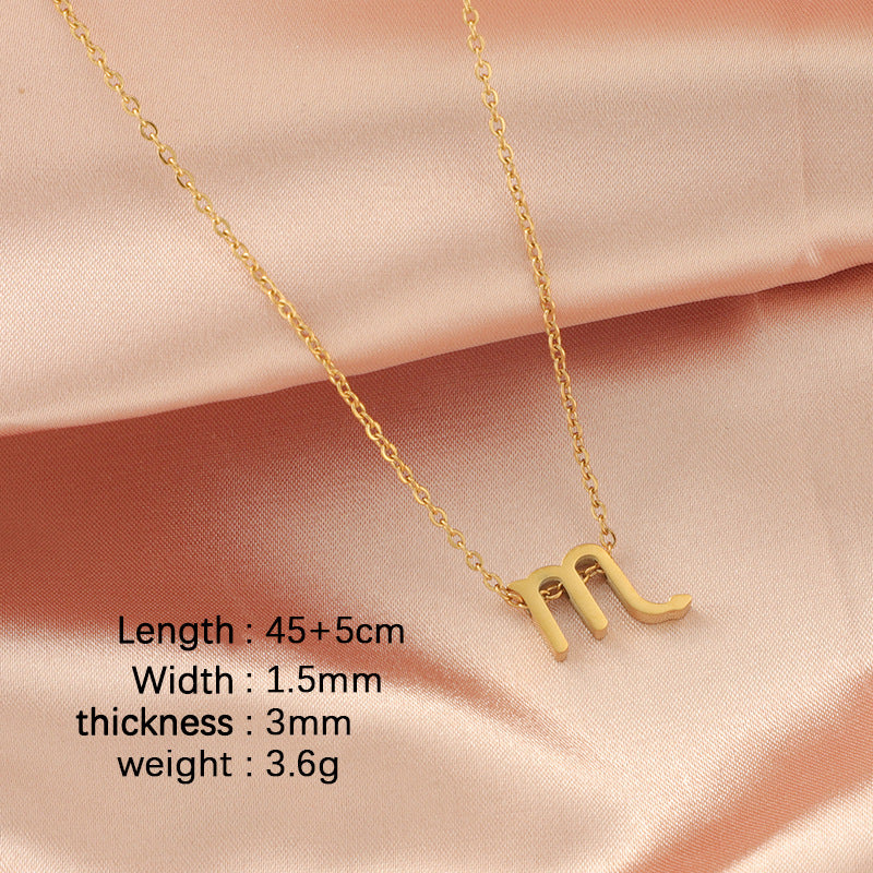 Twee Constellations Constellation Clavicle Chain Card Necklaces
