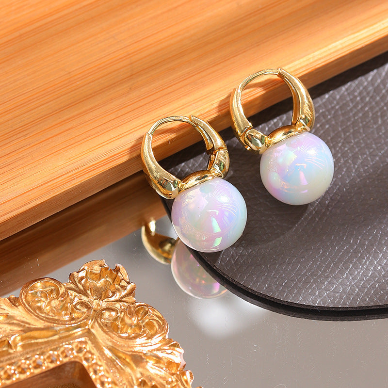 Women's Mermaid Pearl Temperament French Entry Lux Rings
