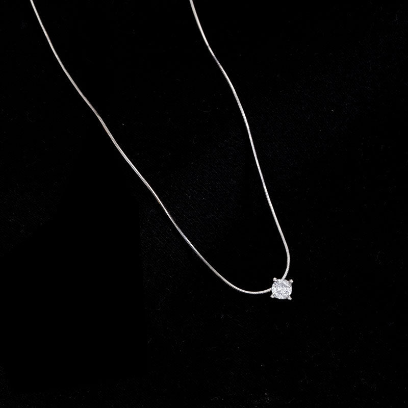 Sterling Sier Trendy Light Luxury Minority Necklaces