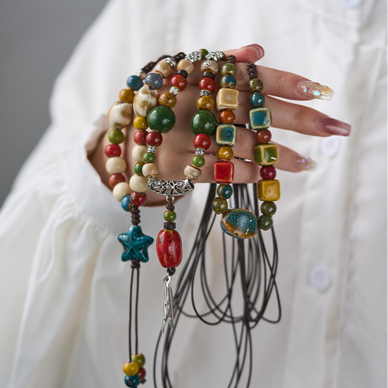 Ornament Versatile High Sense Artistic Chinese Style Necklaces