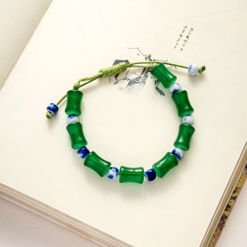 Ornament Woven Female Antique Ethnic Style Bracelets