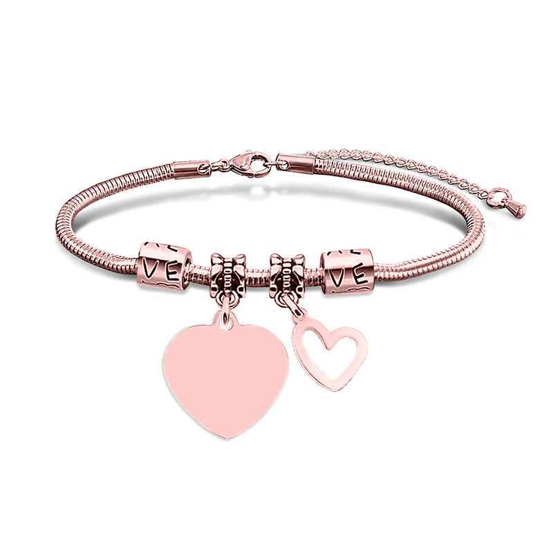 Steel Snake Bone Blank Material Holiday Bracelets