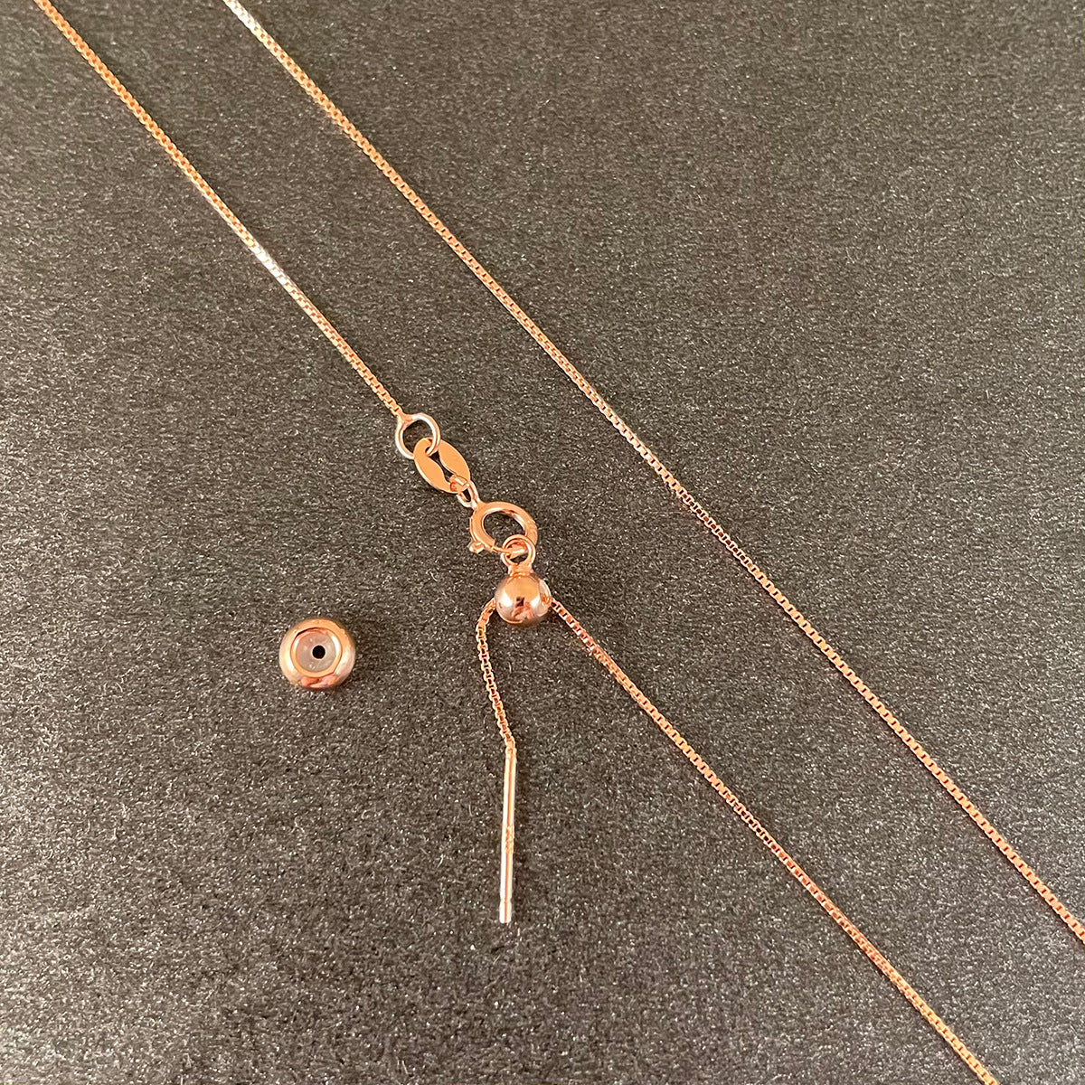 Sterling Sier Round Jade Needle Chain Necklaces