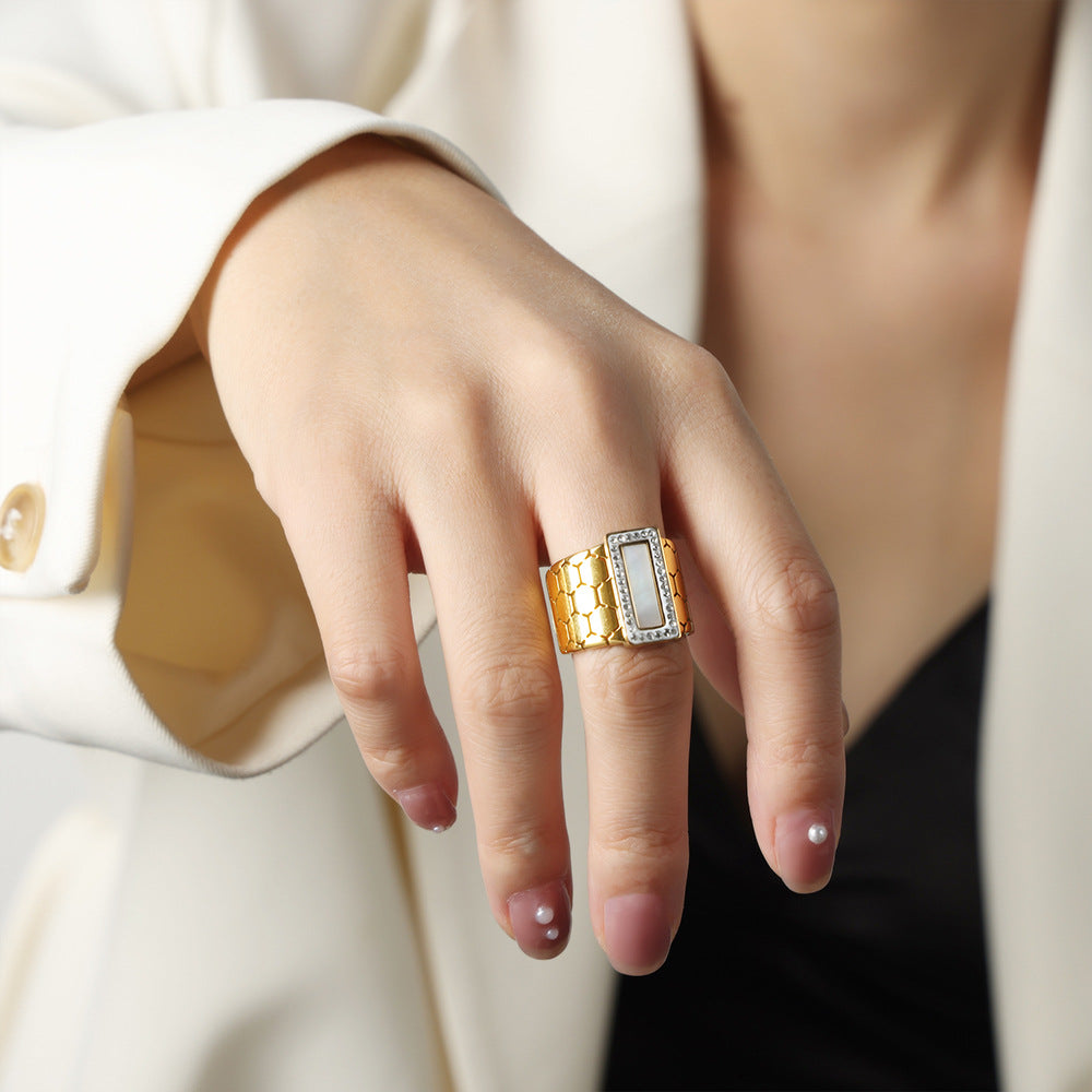 High Sense Affordable Luxury Fashion Titanium Rings