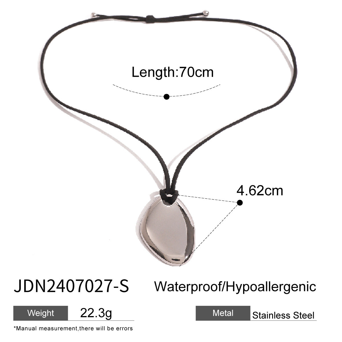 Geometric Irregular High-grade Clavicle Chain Titanium Necklaces