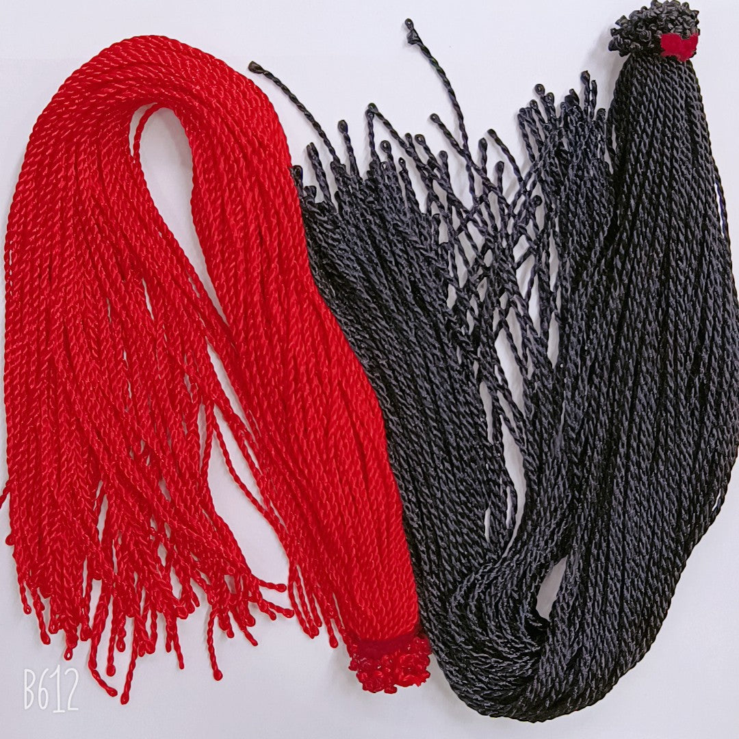 Buckle Rub Hands Feet Rope Red Material Necklaces