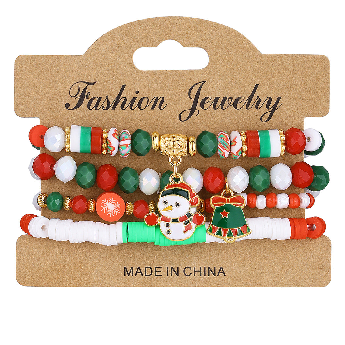Snowman Old Man High Sense Bead Bracelets