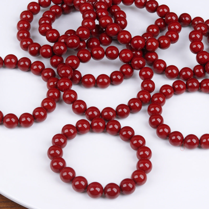 Men's Cinnabar Purple Sand Single Couple Ladies Bracelets