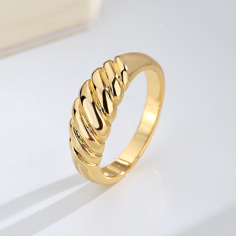 Anchor Female Nude Simple Fashion Starry Rings