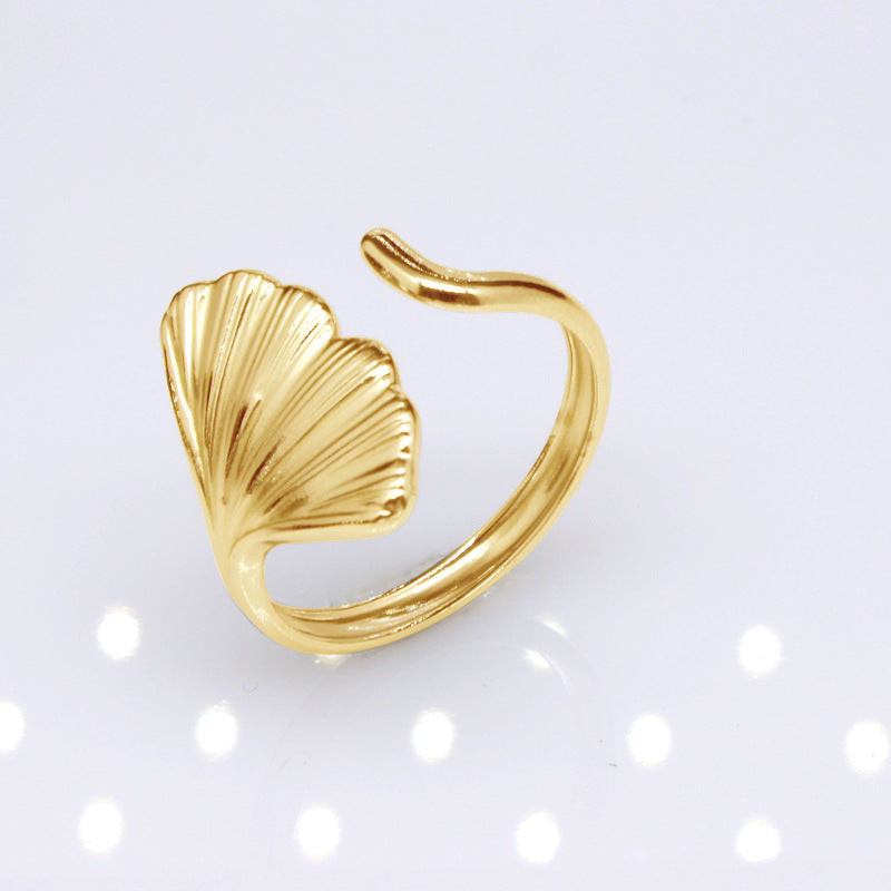 Women's & Men's Open Stainless Steel Type Adjustable Geometric Rings