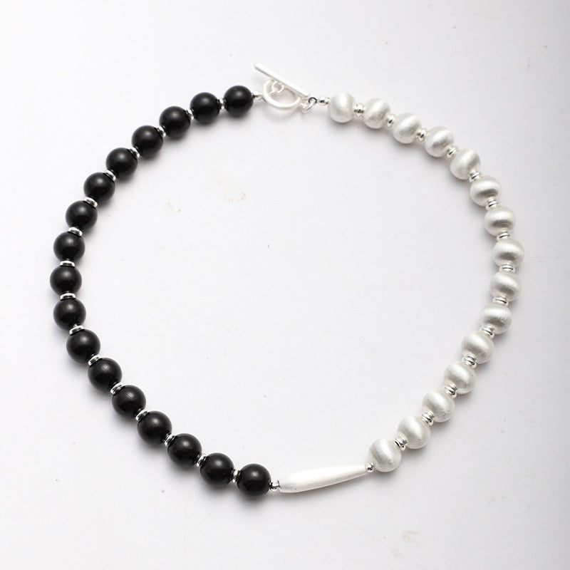 Women's Design Stitching Beaded Clavicle Chain Light Necklaces