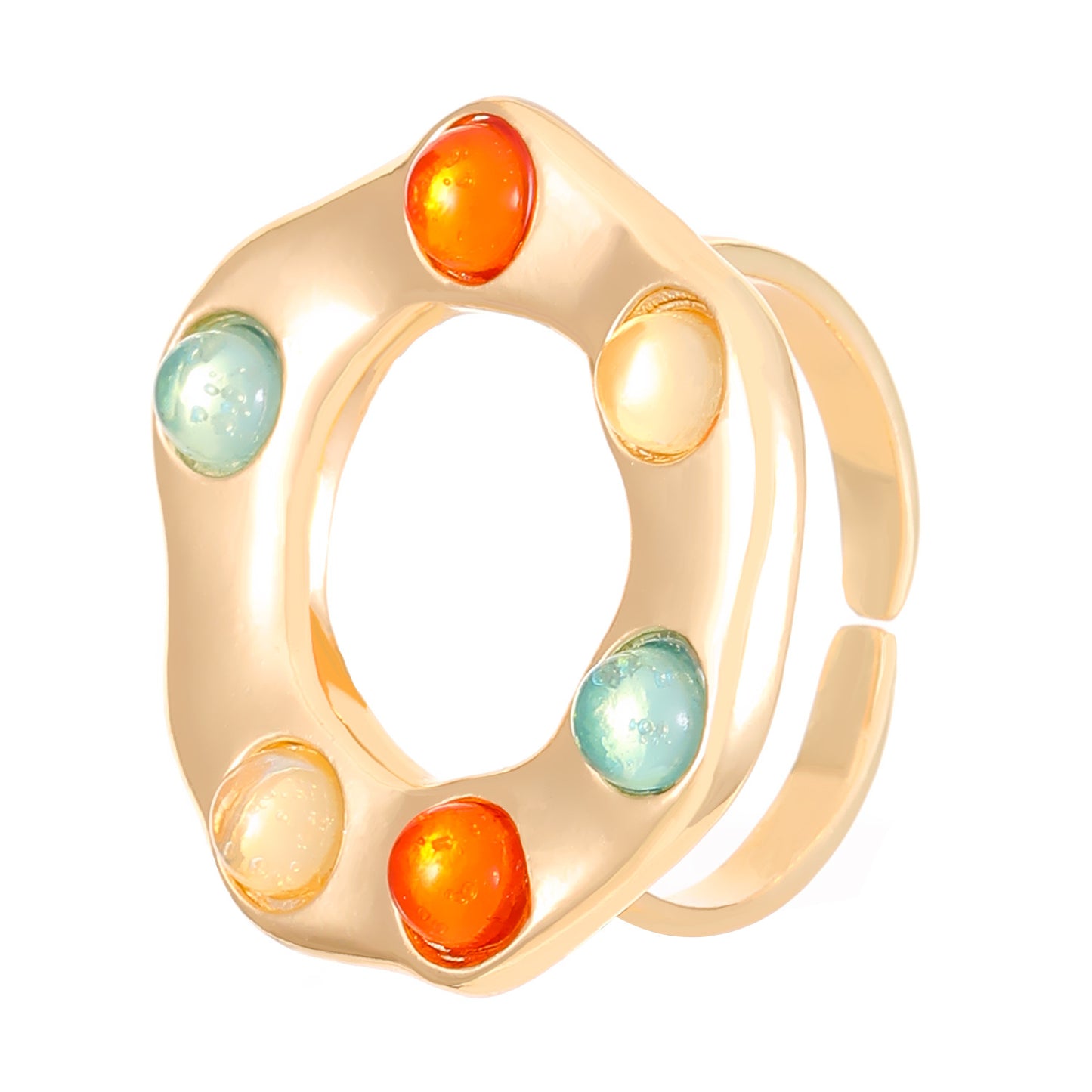 Love Cross Open Female Special Interest Rings