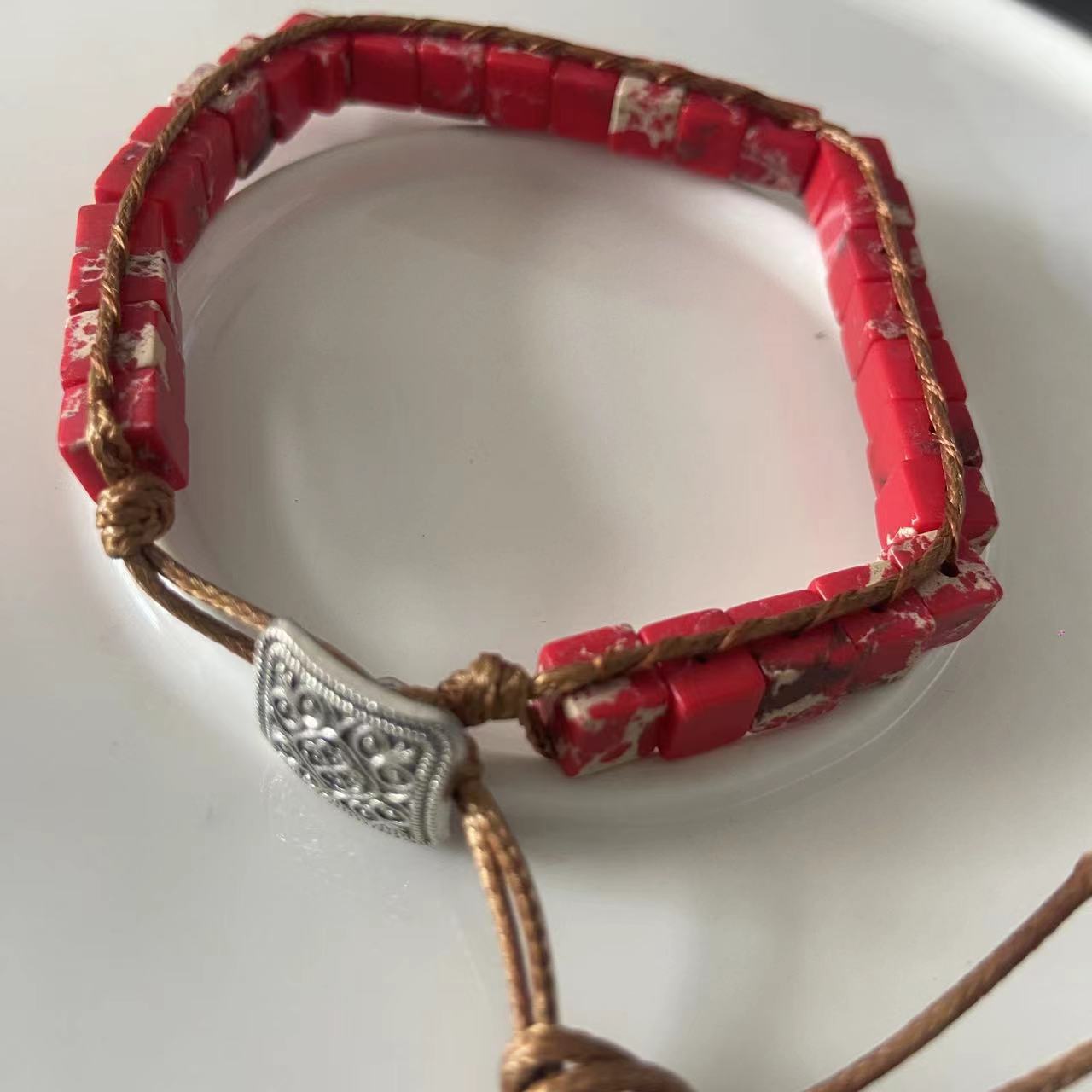 Ornament Emperor Stone Hand-woven Leather Bohemian Bracelets