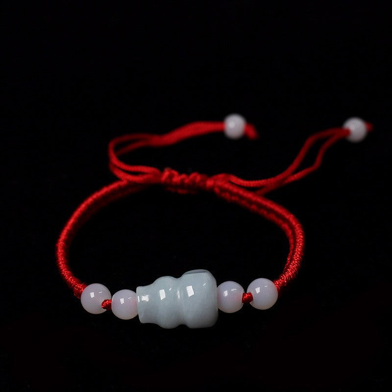 Jade Red Rope Wrist String Hand-woven Bracelets