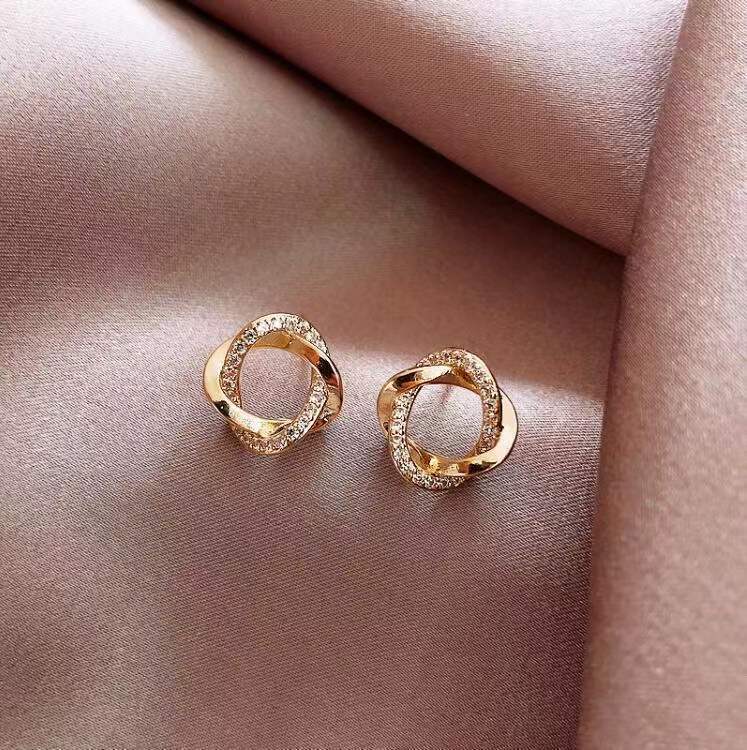 Women's Luxury High-grade Sier Needle Simple Elegance Earrings