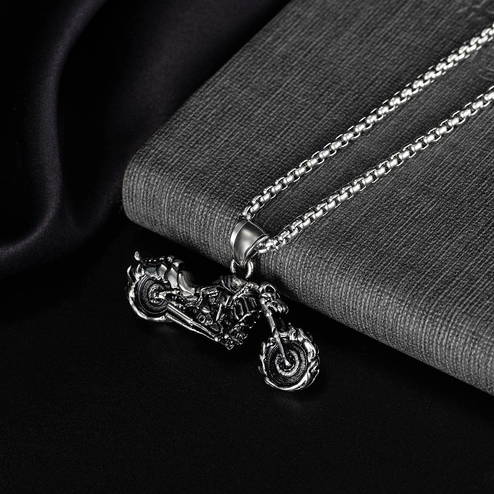 Men's Retro Trendy Domineering Stainless Steel Creative Necklaces